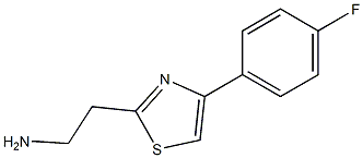 2-[4-(4-fluorophenyl)-1,3-thiazol-2-yl]ethanamine 化学構造式