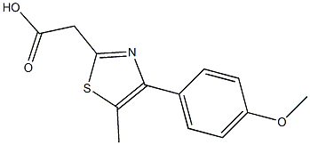 2-[4-(4-methoxyphenyl)-5-methyl-1,3-thiazol-2-yl]acetic acid