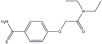  2-[4-(aminocarbonothioyl)phenoxy]-N,N-diethylacetamide