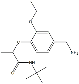 2-[4-(aminomethyl)-2-ethoxyphenoxy]-N-tert-butylpropanamide