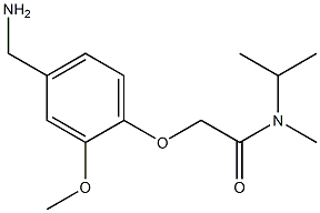 2-[4-(aminomethyl)-2-methoxyphenoxy]-N-methyl-N-(propan-2-yl)acetamide