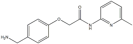 2-[4-(aminomethyl)phenoxy]-N-(6-methylpyridin-2-yl)acetamide Structure