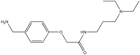 2-[4-(aminomethyl)phenoxy]-N-[3-(diethylamino)propyl]acetamide