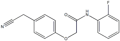  2-[4-(cyanomethyl)phenoxy]-N-(2-fluorophenyl)acetamide