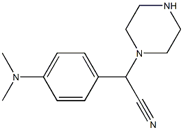 2-[4-(dimethylamino)phenyl]-2-(piperazin-1-yl)acetonitrile