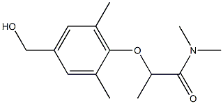 2-[4-(hydroxymethyl)-2,6-dimethylphenoxy]-N,N-dimethylpropanamide