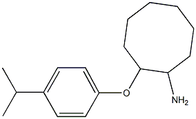 2-[4-(propan-2-yl)phenoxy]cyclooctan-1-amine Structure