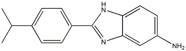 2-[4-(propan-2-yl)phenyl]-1H-1,3-benzodiazol-5-amine Structure