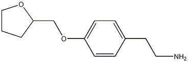 2-[4-(tetrahydrofuran-2-ylmethoxy)phenyl]ethanamine Structure