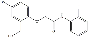2-[4-bromo-2-(hydroxymethyl)phenoxy]-N-(2-fluorophenyl)acetamide