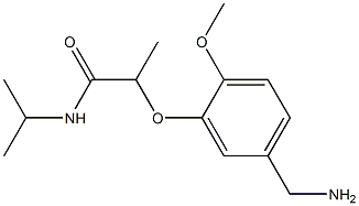 2-[5-(aminomethyl)-2-methoxyphenoxy]-N-(propan-2-yl)propanamide