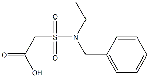 2-[benzyl(ethyl)sulfamoyl]acetic acid