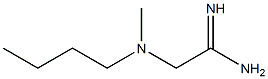 2-[butyl(methyl)amino]ethanimidamide Structure