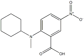 2-[cyclohexyl(methyl)amino]-5-nitrobenzoic acid Structure