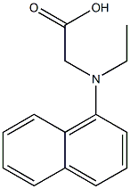 2-[ethyl(naphthalen-1-yl)amino]acetic acid Struktur