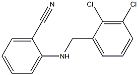 2-{[(2,3-dichlorophenyl)methyl]amino}benzonitrile Structure