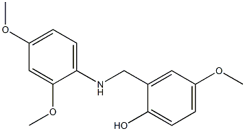 2-{[(2,4-dimethoxyphenyl)amino]methyl}-4-methoxyphenol Structure