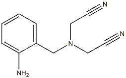 2-{[(2-aminophenyl)methyl](cyanomethyl)amino}acetonitrile 化学構造式