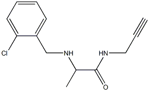 2-{[(2-chlorophenyl)methyl]amino}-N-(prop-2-yn-1-yl)propanamide