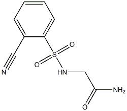 2-{[(2-cyanophenyl)sulfonyl]amino}acetamide
