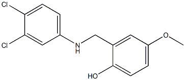 2-{[(3,4-dichlorophenyl)amino]methyl}-4-methoxyphenol Structure