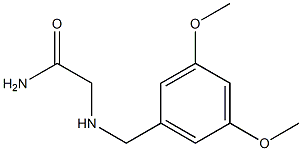 2-{[(3,5-dimethoxyphenyl)methyl]amino}acetamide