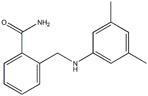 2-{[(3,5-dimethylphenyl)amino]methyl}benzamide,,结构式