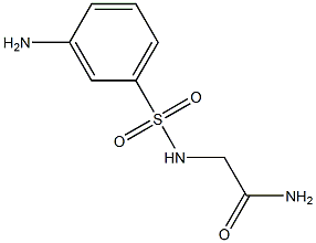 2-{[(3-aminophenyl)sulfonyl]amino}acetamide Structure