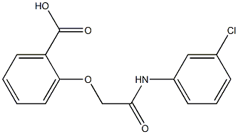 2-{[(3-chlorophenyl)carbamoyl]methoxy}benzoic acid