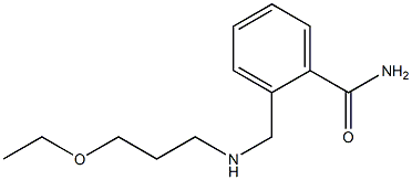 2-{[(3-ethoxypropyl)amino]methyl}benzamide Structure