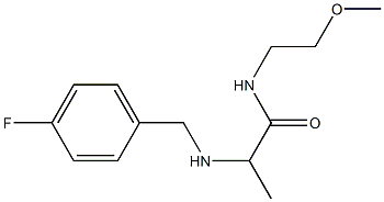 2-{[(4-fluorophenyl)methyl]amino}-N-(2-methoxyethyl)propanamide