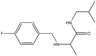 2-{[(4-fluorophenyl)methyl]amino}-N-(2-methylpropyl)propanamide