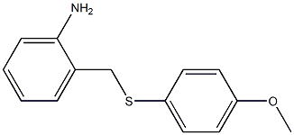 2-{[(4-methoxyphenyl)sulfanyl]methyl}aniline Structure