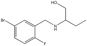 2-{[(5-bromo-2-fluorophenyl)methyl]amino}butan-1-ol Structure