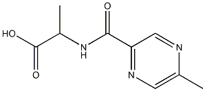 2-{[(5-methylpyrazin-2-yl)carbonyl]amino}propanoic acid,,结构式