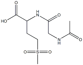 2-{[(acetylamino)acetyl]amino}-4-(methylsulfonyl)butanoic acid