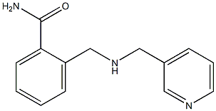 2-{[(pyridin-3-ylmethyl)amino]methyl}benzamide 化学構造式