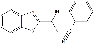 2-{[1-(1,3-benzothiazol-2-yl)ethyl]amino}benzonitrile