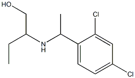 2-{[1-(2,4-dichlorophenyl)ethyl]amino}butan-1-ol Structure