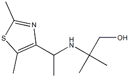 2-{[1-(2,5-dimethyl-1,3-thiazol-4-yl)ethyl]amino}-2-methylpropan-1-ol