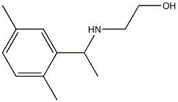 2-{[1-(2,5-dimethylphenyl)ethyl]amino}ethan-1-ol|