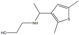 2-{[1-(2,5-dimethylthiophen-3-yl)ethyl]amino}ethan-1-ol