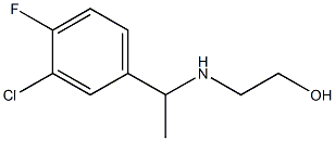 2-{[1-(3-chloro-4-fluorophenyl)ethyl]amino}ethan-1-ol