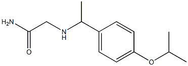 2-{[1-(4-isopropoxyphenyl)ethyl]amino}acetamide