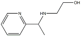 2-{[1-(pyridin-2-yl)ethyl]amino}ethan-1-ol 结构式