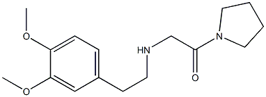 2-{[2-(3,4-dimethoxyphenyl)ethyl]amino}-1-(pyrrolidin-1-yl)ethan-1-one