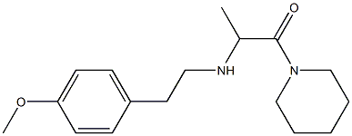 2-{[2-(4-methoxyphenyl)ethyl]amino}-1-(piperidin-1-yl)propan-1-one|