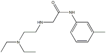 2-{[2-(diethylamino)ethyl]amino}-N-(3-methylphenyl)acetamide Structure