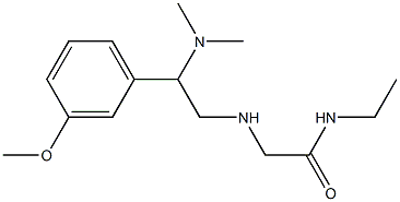 2-{[2-(dimethylamino)-2-(3-methoxyphenyl)ethyl]amino}-N-ethylacetamide