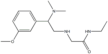 2-{[2-(dimethylamino)-2-(3-methoxyphenyl)ethyl]amino}-N-ethylacetamide|